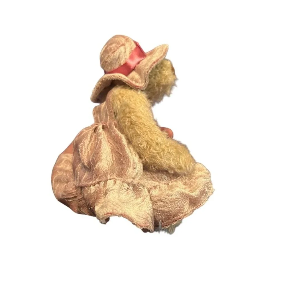 Vintage‎ 1993 TY Attic Treasures Darlene Purple Teddy Bear